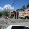 Une rue de Port-au-Prince en 2011. © Michel Rosio