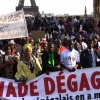 manifestation d'opposants aux président Wade à Paris. DR
