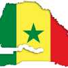 carte senegal drapeau