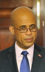 Michel Martelly, avril 2011 - Crédit : Domaine public. 