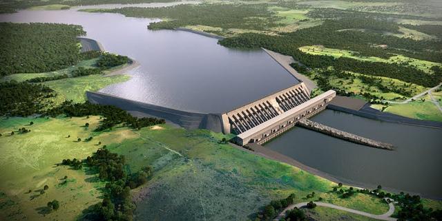 Images de synthèse du barrage finalisé (source : rampedre.net)