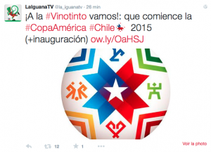 Lancement de la Copa América 2015 au Chili