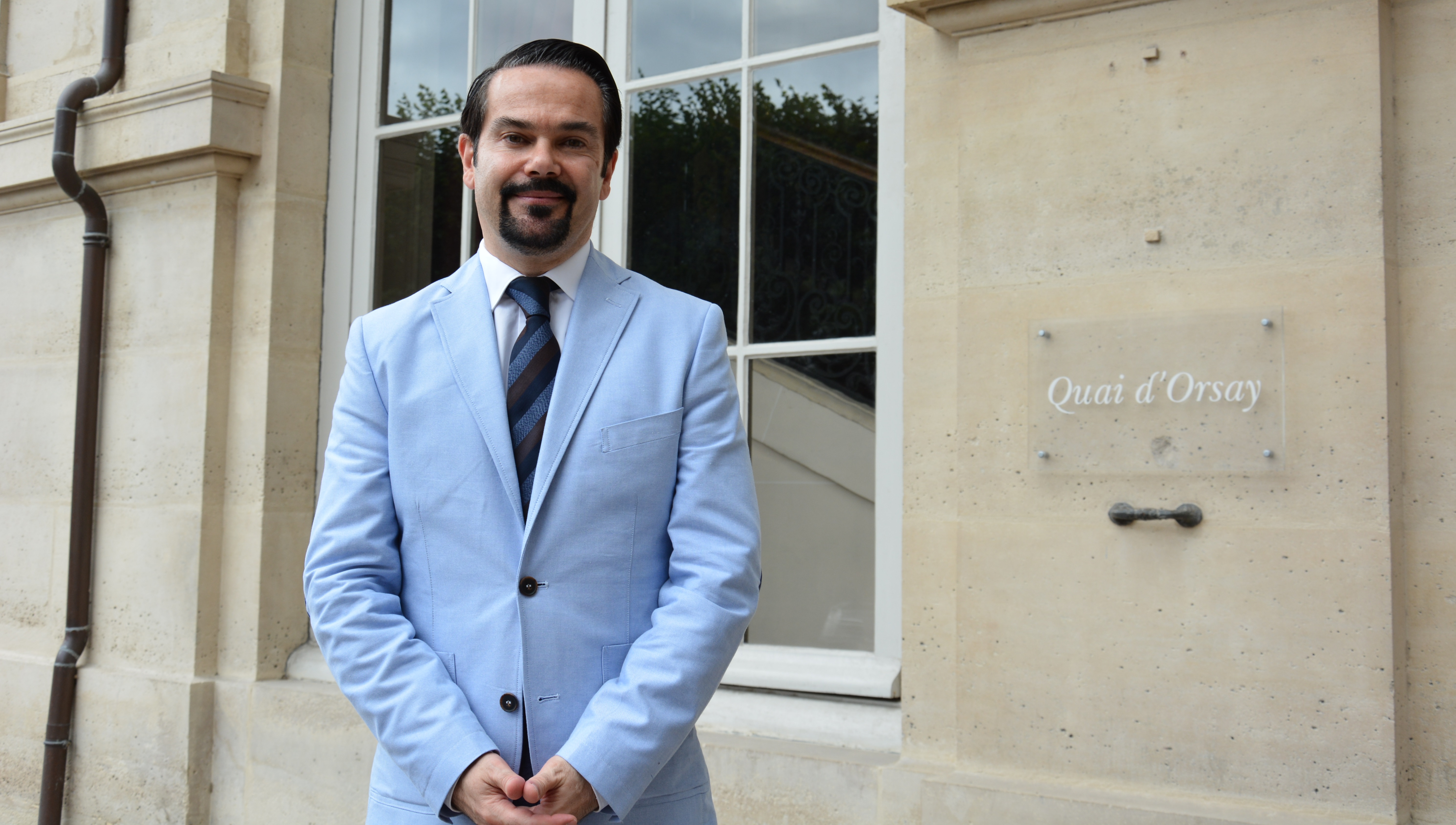 Romain Nadal, porte-parole et directeur de la communication et de la presse du quai d'Orsay. © Stéphanie Petit