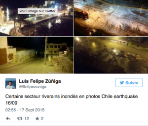 Capture d’écran du compte Twitter de Luis Felipe Zúñiga