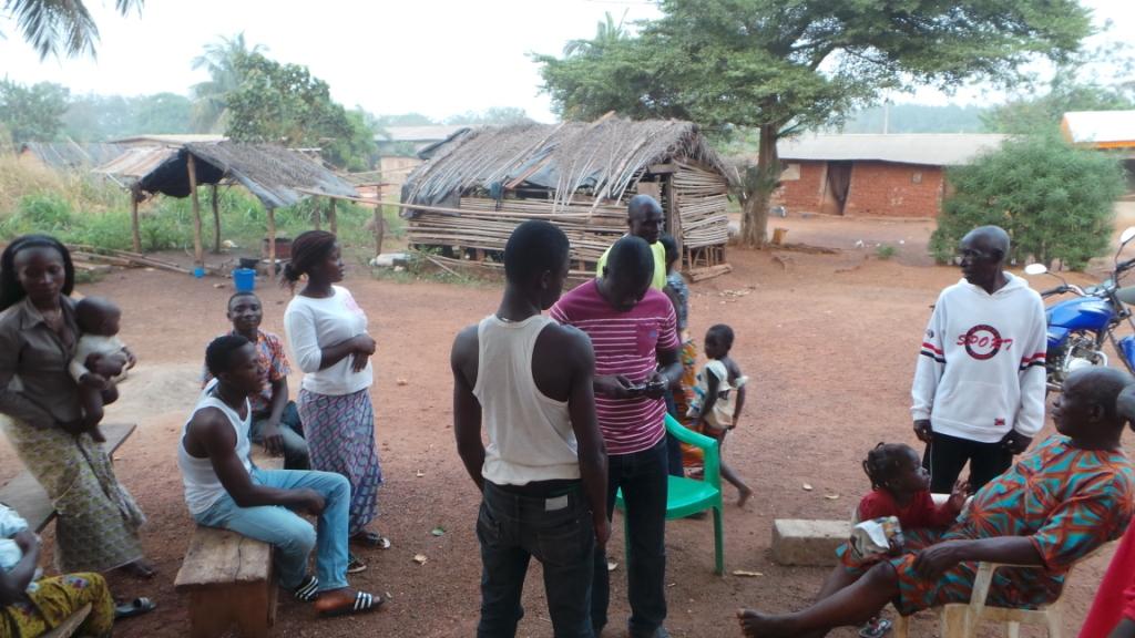 Le village de Gueya - Crédit photo : Noé Michalon