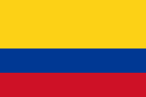Drapeau de la Colombie.