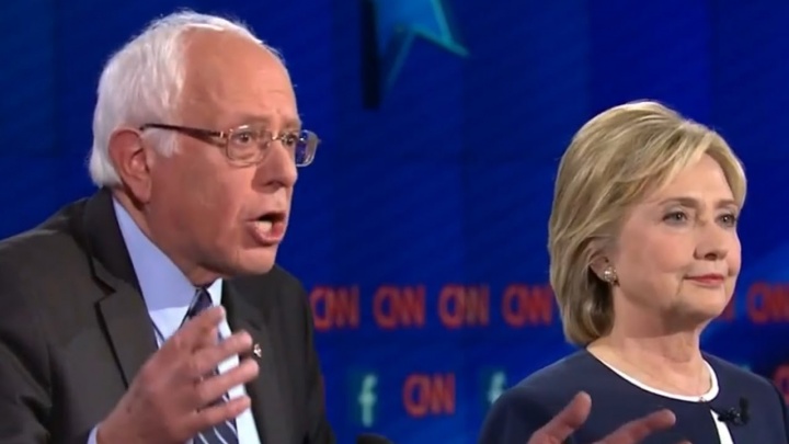 Bernie Sanders et Hillary Clinton - Crédit photo : youtube.com