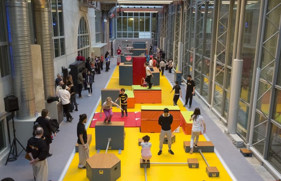 Le « Parkour », inauguré le 27 janvier 2016 - Crédit photo : Marc Verhille