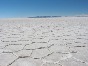 Salar d’Uyuni, en Bolivie. Domaine public  