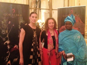 Marie-Agnès Giot, Corinne Evens et Fatimata Mbaye