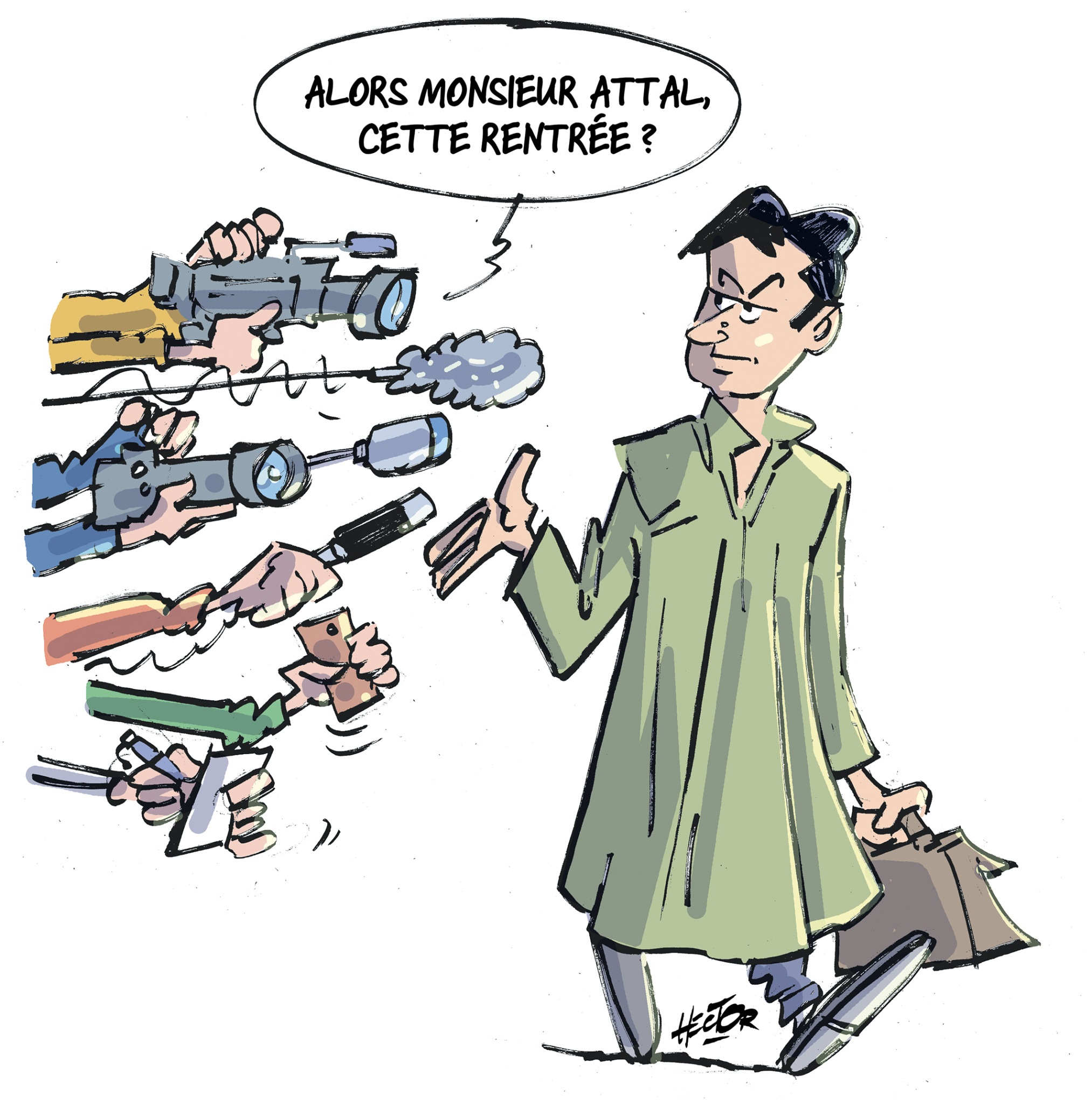 La rentrée de Gabriel Attal. L’Actu’Folies d’Hector Opinion