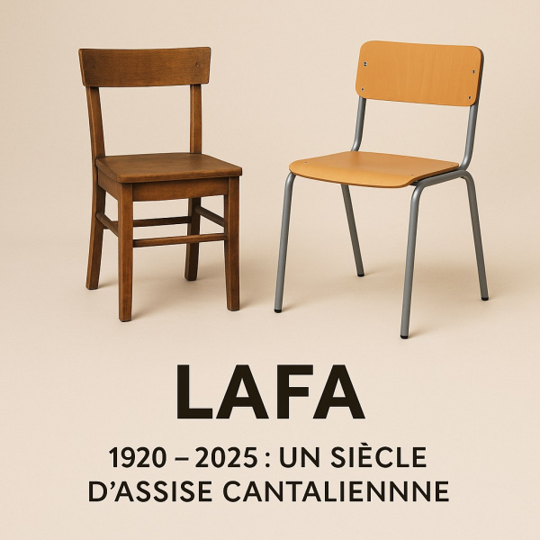 La chaise du Cantal : LAFA, un siècle d’industrie qui tient encore debout.
