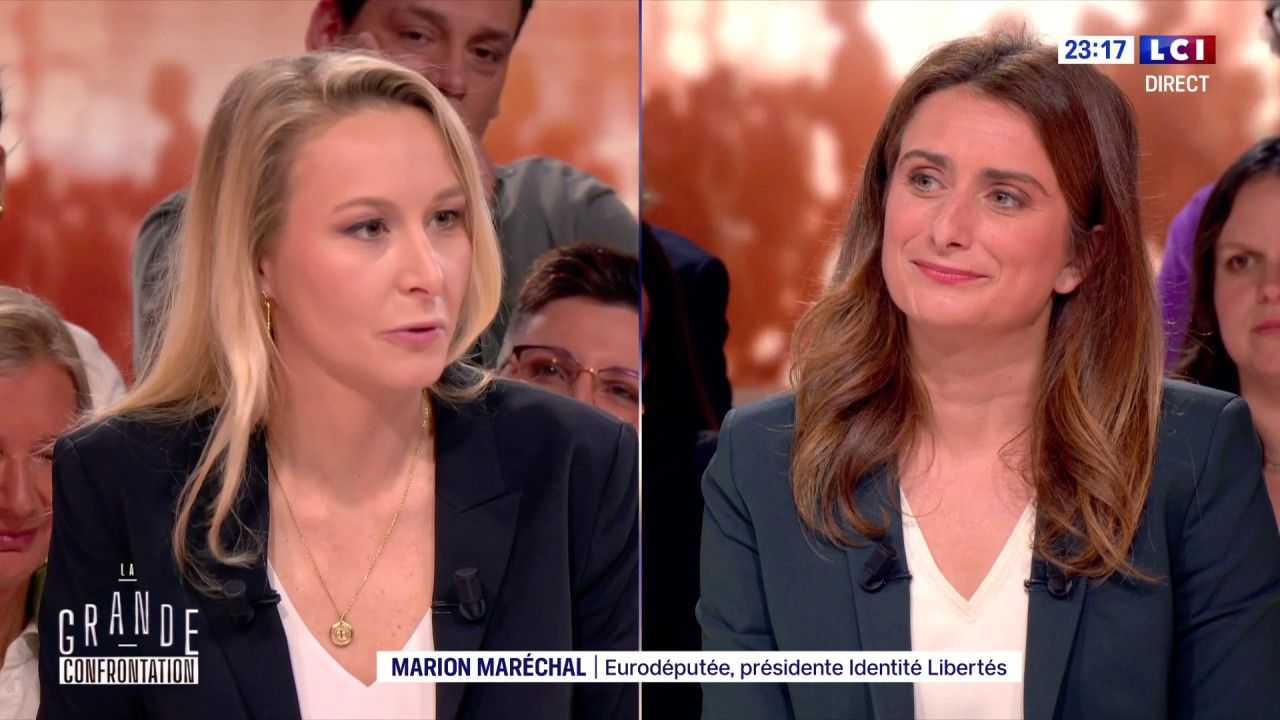 Face à Marine Tondelier, Marion Maréchal défend une laïcité enracinée : « L’islam est une religion importée »