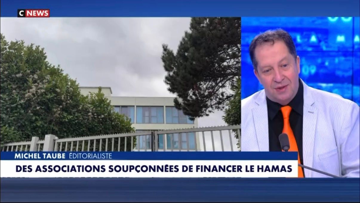 Des associations françaises ont financé le Hamas. Michel Taube sur CNEWS