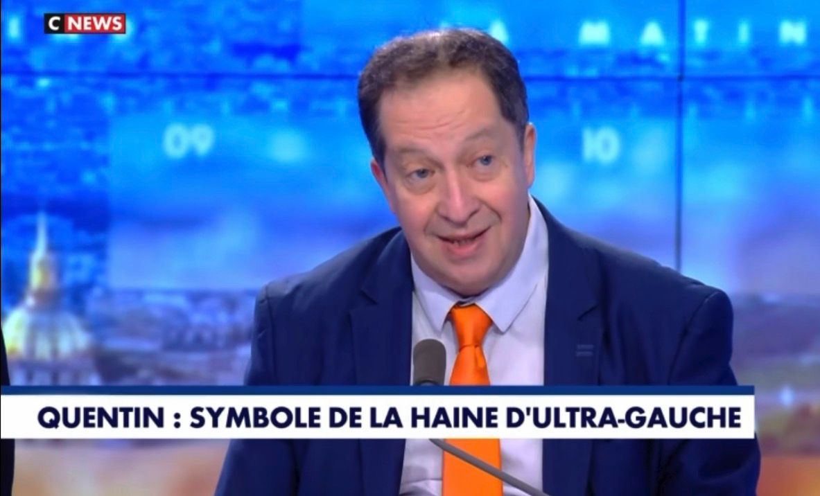 Hommage à Quentin. Michel Taube sur CNEWS