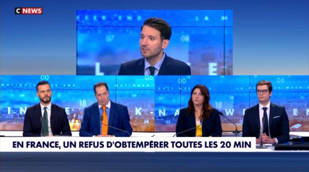 Il faut imposer aux juges des peines plancher contre les refus d’obtempérer. Michel Taube sur CNEWS