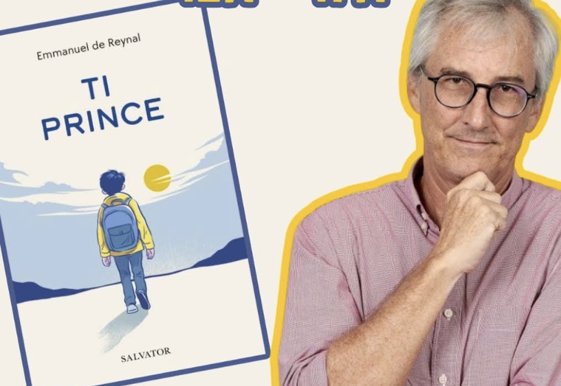 "Ti-Prince" et son auteur Emmanuel de Reynal à Angers le 20 mai