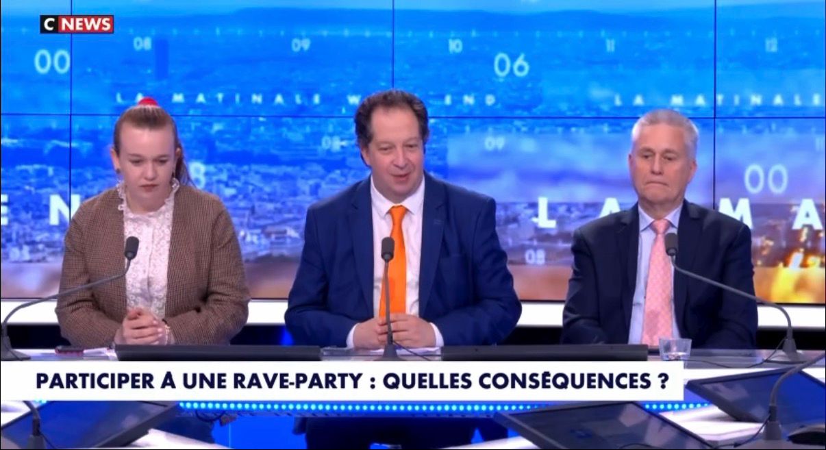 La multiplication des rave parties n’est que le reflet de l’affaiblissement de l’autorité de l’Etat. Michel Taube sur Cnews