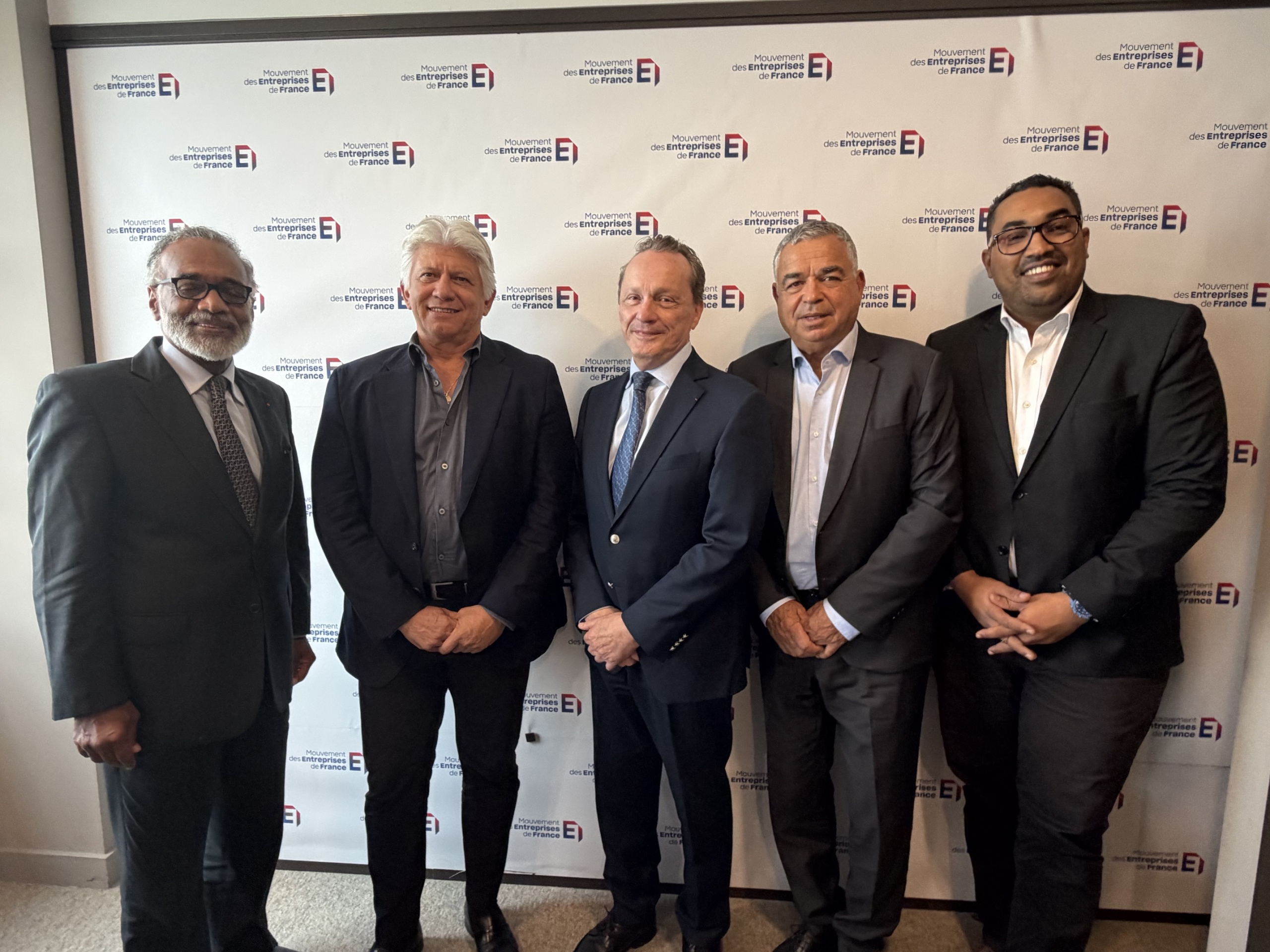 Patrick Vial-Collet, Bruno Blandin et Victor Venutolo Les patrons de la Guadeloupe interpellent l’État sur l’eau, les sargasses la sécurité et l’économie