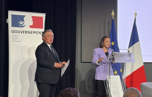 Sarah Ourahmoune et Oliviier Ginon GL Events filière spor