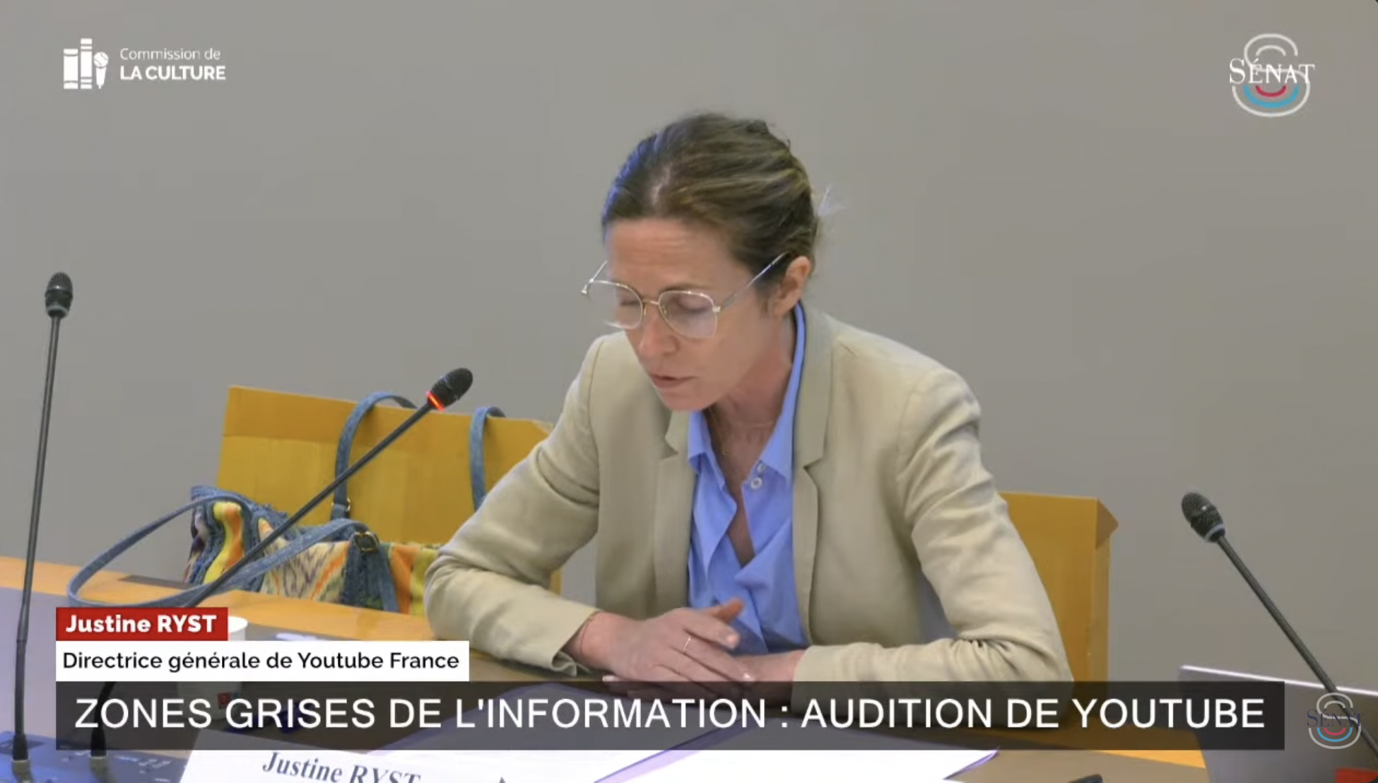 YouTube relance le débat sur le financement de l'information numérique au Sénat