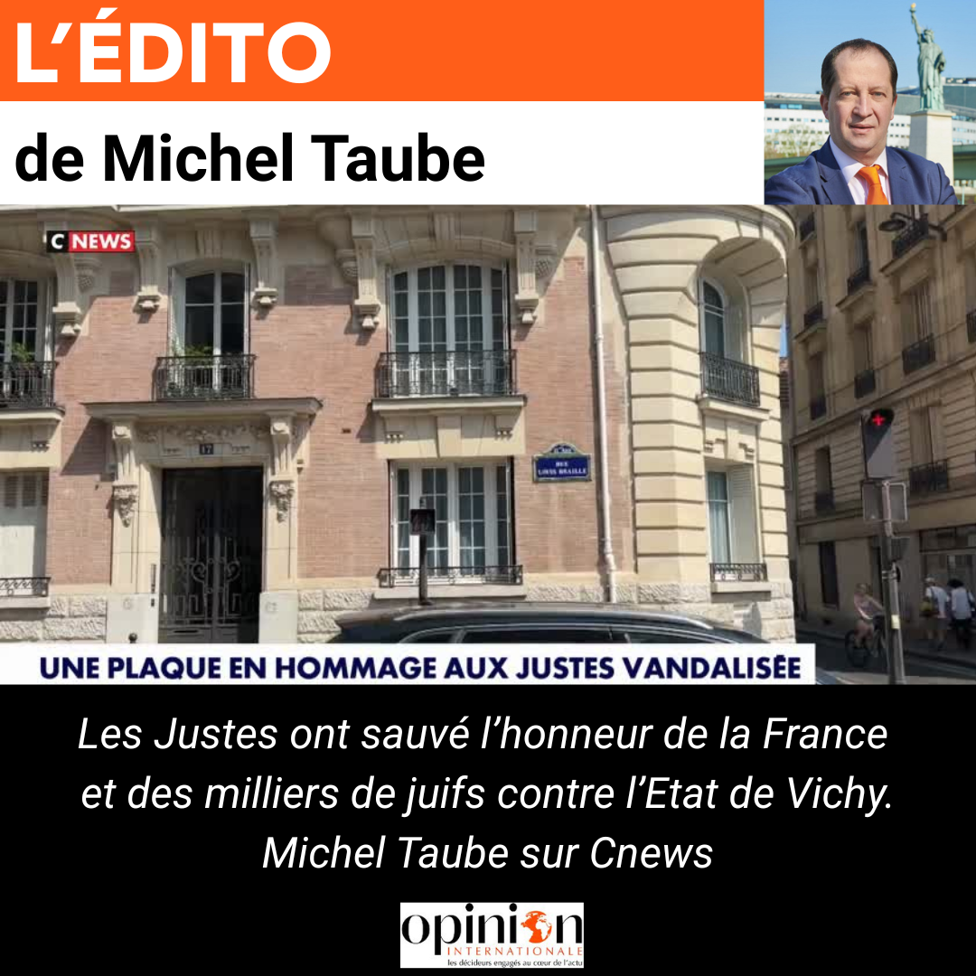 Les Justes ont sauvé l’honneur de la France et des milliers de juifs contre l’Etat de Vichy. Michel Taube sur Cnews