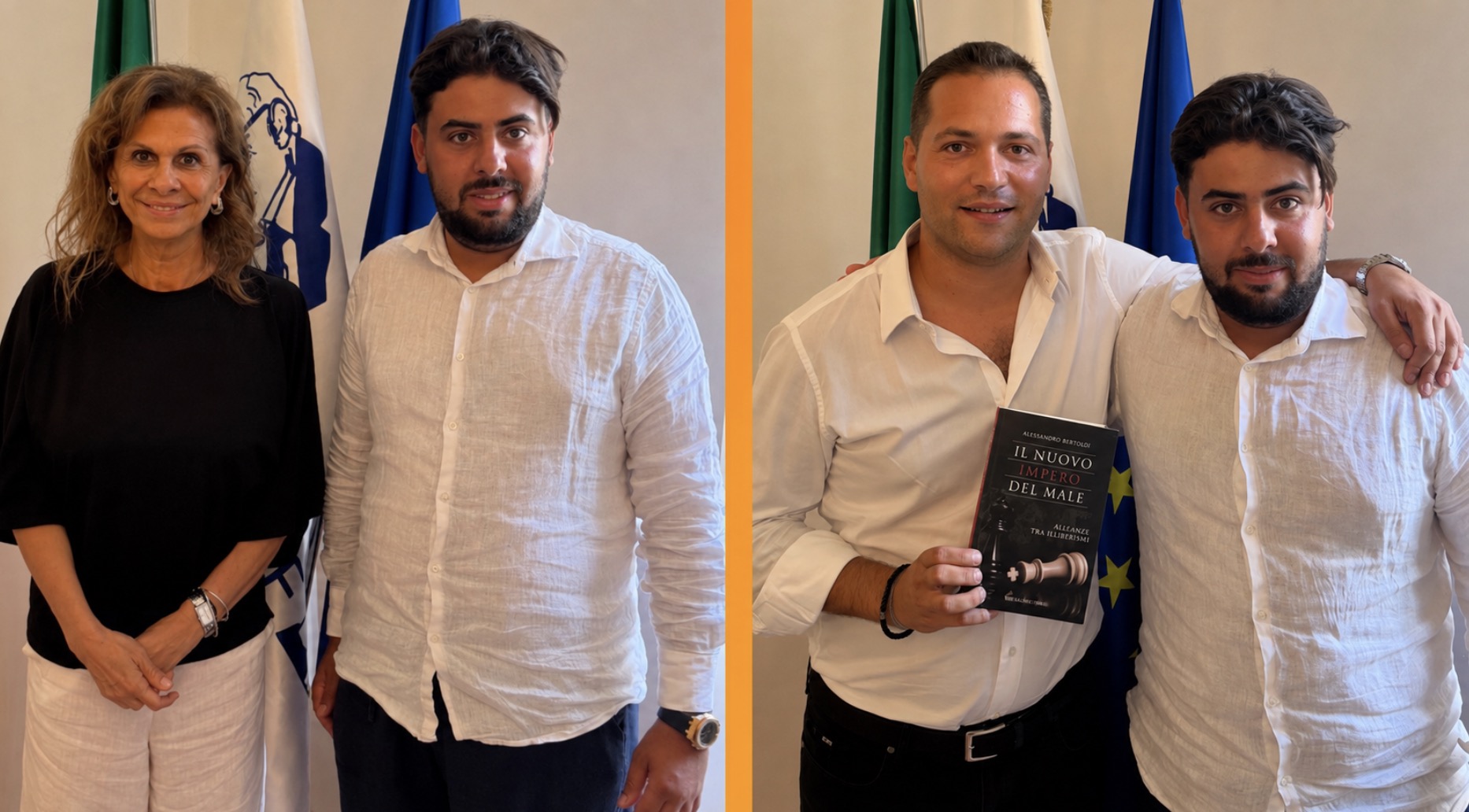 À Rome, Alessandro Bertoldi réunit Radouan Kourak et Souad Sbai pour un échange stratégique sur les défis européens